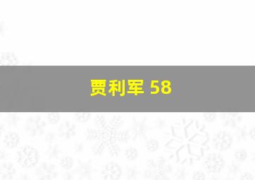 贾利军 58